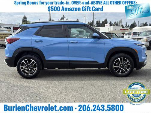 Fountain Blue 2024 Chevrolet Trailblazer LT