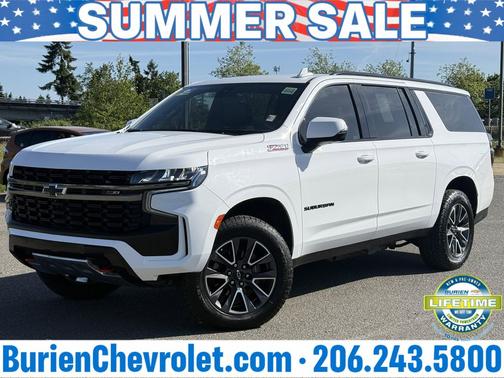 Summit White 2022 Chevrolet Suburban 4WD Z71
