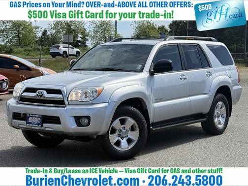 Silver 2007 Toyota 4Runner SR5