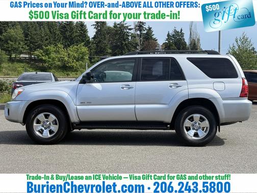 Silver 2007 Toyota 4Runner SR5