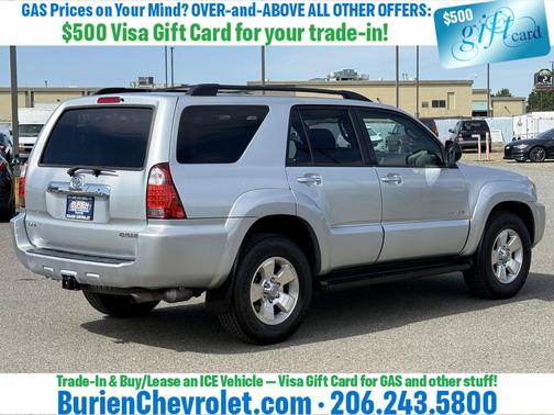 Silver 2007 Toyota 4Runner SR5
