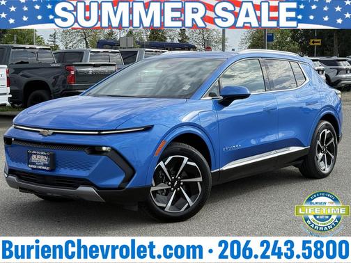 Riptide Blue Metallic 2024 Chevrolet Equinox EV 2LT
