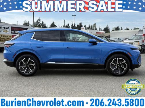 Riptide Blue Metallic 2024 Chevrolet Equinox EV 2LT