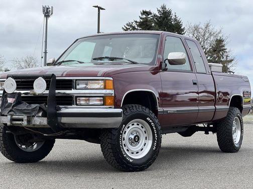 Maroon 1994 Chevrolet 2500 Fleetside