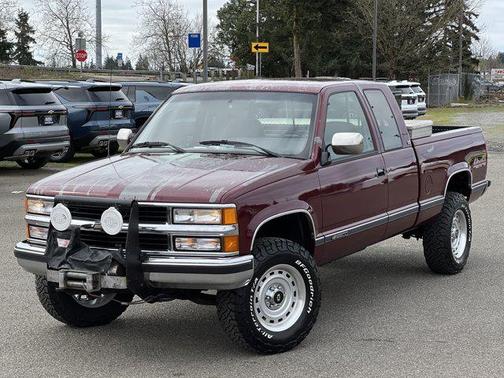 Maroon 1994 Chevrolet 2500 Fleetside