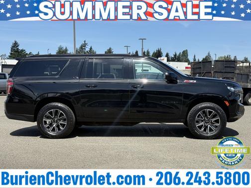 Black 2022 Chevrolet Suburban 4WD Z71