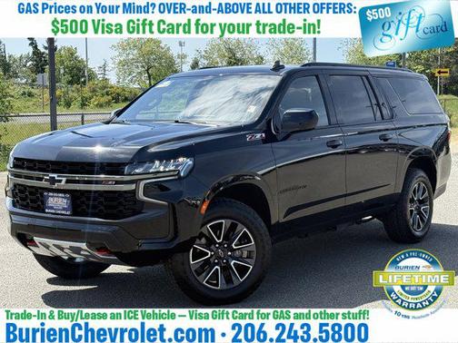 Black 2022 Chevrolet Suburban 4WD Z71