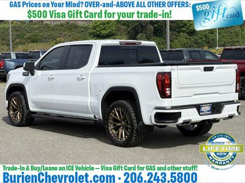 Summit White 2025 GMC Sierra 1500 Elevation