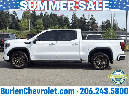 Summit White 2025 GMC Sierra 1500 Elevation