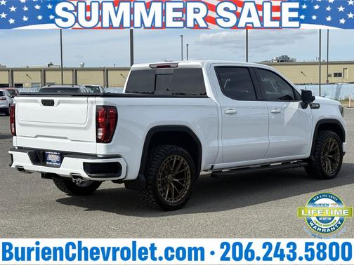 Summit White 2025 GMC Sierra 1500 Elevation