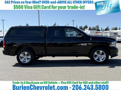 Black Clearcoat 2014 RAM 1500 Sport