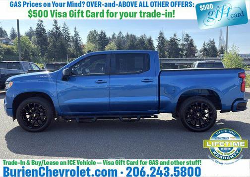 Glacier Blue Metallic 2022 Chevrolet Silverado 1500 RST