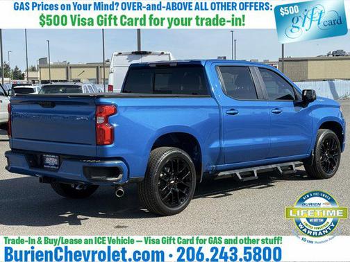 Glacier Blue Metallic 2022 Chevrolet Silverado 1500 RST