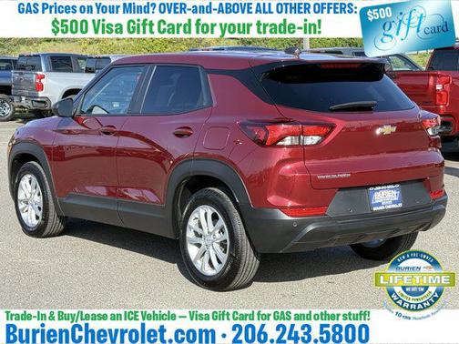 Crimson Metallic 2024 Chevrolet Trailblazer LS