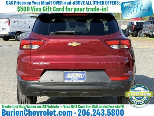 Crimson Metallic 2024 Chevrolet Trailblazer LS