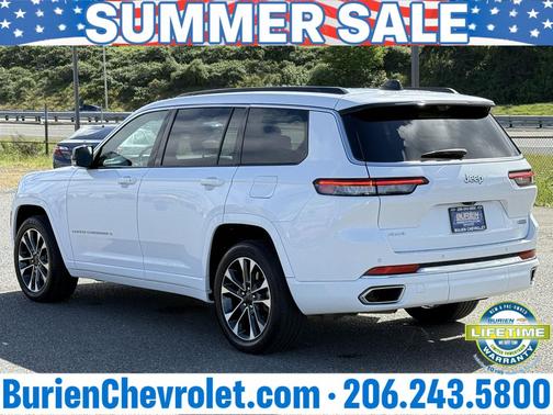 Bright White Clearcoat 2024 Jeep Grand Cherokee L Overland