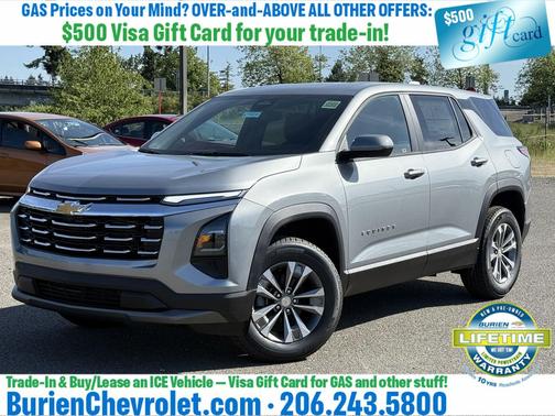 Sterling Gray Metallic 2026 Chevrolet Equinox 1LT