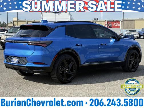 Riptide Blue Metallic 2025 Chevrolet Equinox EV RS