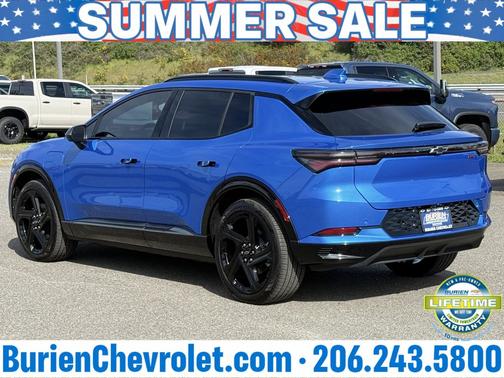 Riptide Blue Metallic 2025 Chevrolet Equinox EV RS