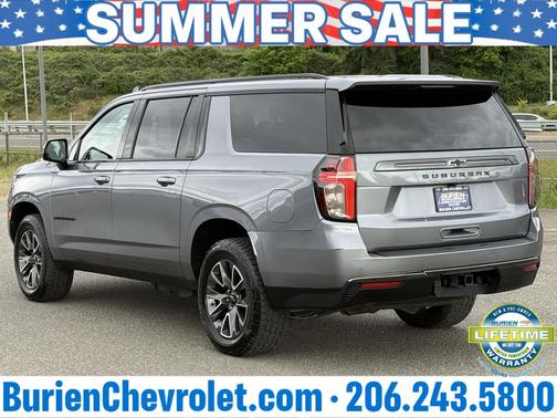 Satin Steel Metallic 2022 Chevrolet Suburban 4WD Z71