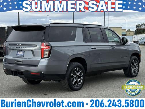 Satin Steel Metallic 2022 Chevrolet Suburban 4WD Z71