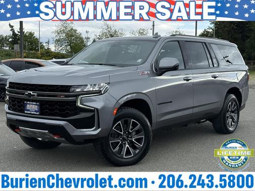 Satin Steel Metallic 2022 Chevrolet Suburban 4WD Z71