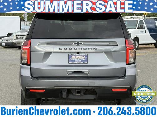 Satin Steel Metallic 2022 Chevrolet Suburban 4WD Z71