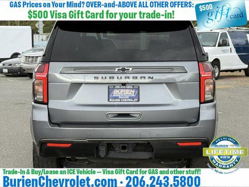 Satin Steel Metallic 2022 Chevrolet Suburban 4WD Z71