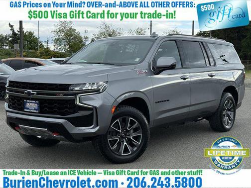 Satin Steel Metallic 2022 Chevrolet Suburban 4WD Z71