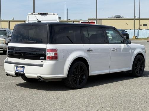 White Platinum Metallic Tri-Coat 2019 Ford Flex SEL