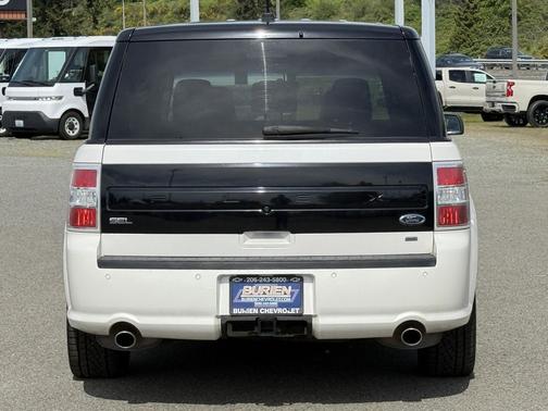 White Platinum Metallic Tri-Coat 2019 Ford Flex SEL