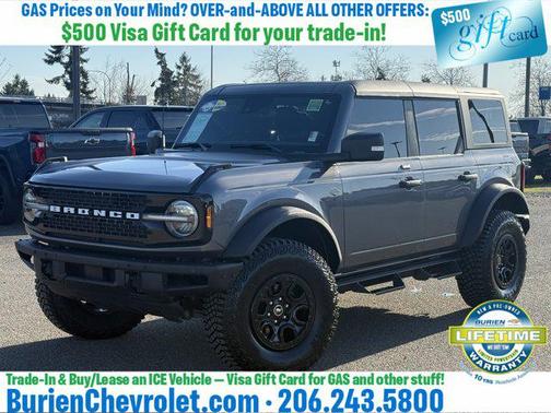 Carbonized Gray Metallic 2022 Ford Bronco Wildtrak