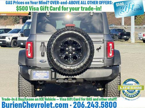 Carbonized Gray Metallic 2022 Ford Bronco Wildtrak