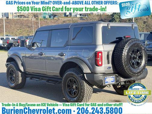 Carbonized Gray Metallic 2022 Ford Bronco Wildtrak