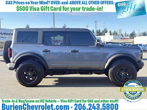 Carbonized Gray Metallic 2022 Ford Bronco Wildtrak