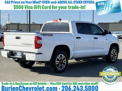 Super White 2021 Toyota Tundra SR5