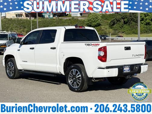Super White 2021 Toyota Tundra SR5