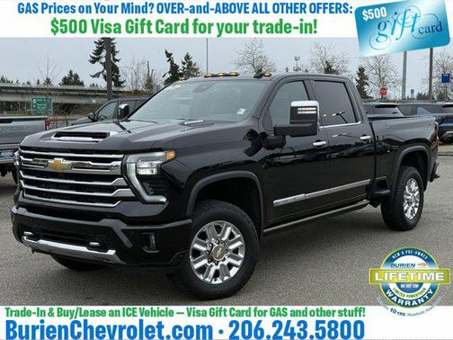 Black 2025 Chevrolet Silverado 2500 High Country