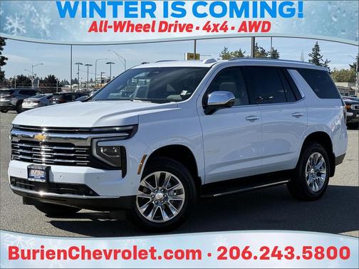 Polar White Tricoat 2026 Chevrolet Tahoe Premier