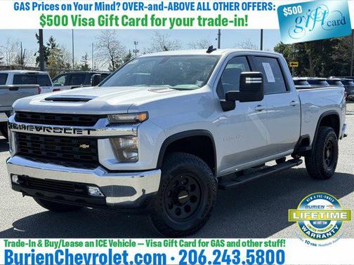 Silver Ice Metallic 2022 Chevrolet Silverado 2500 LT