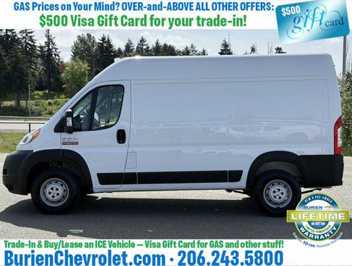Bright White Clearcoat 2019 RAM ProMaster 2500 High Roof