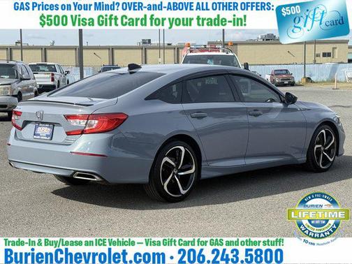 Gray 2021 Honda Accord Sport SE 1.5T