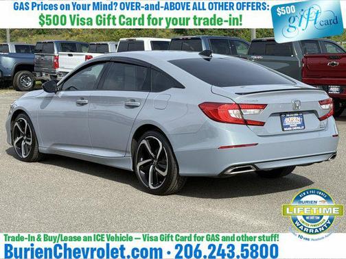 Gray 2021 Honda Accord Sport SE 1.5T