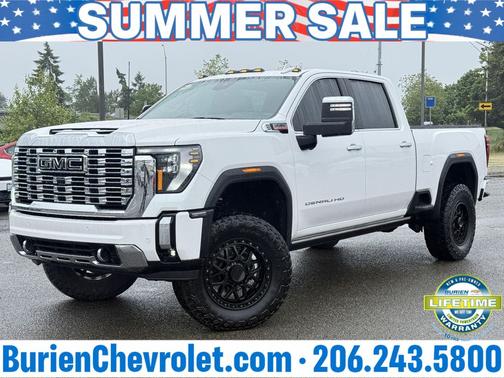 White Frost Tricoat 2024 GMC Sierra 2500 Denali