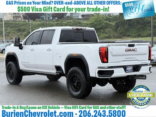 White Frost Tricoat 2024 GMC Sierra 2500 Denali