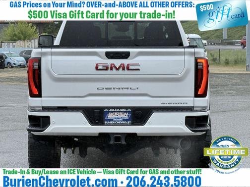 White Frost Tricoat 2024 GMC Sierra 2500 Denali