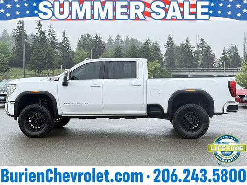White Frost Tricoat 2024 GMC Sierra 2500 Denali