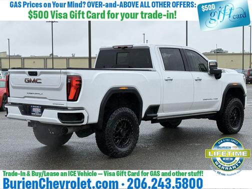 White Frost Tricoat 2024 GMC Sierra 2500 Denali
