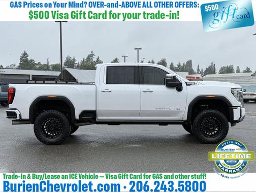 White Frost Tricoat 2024 GMC Sierra 2500 Denali