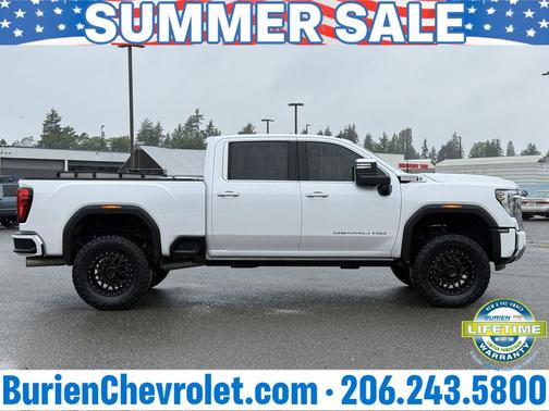 White Frost Tricoat 2024 GMC Sierra 2500 Denali